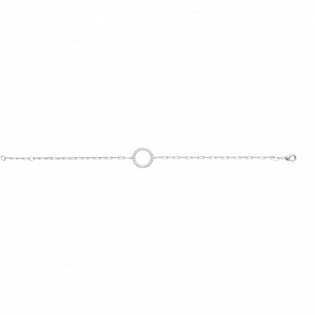 Bracelet femme argent Isete ronde