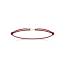Bracelet femme argent Lagiet infini rouge 2