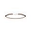Bracelet femme argent Madin marron 2