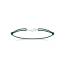 Bracelet femme argent Quengy vert mini