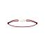 Bracelet femme argent Ullah rouge mini