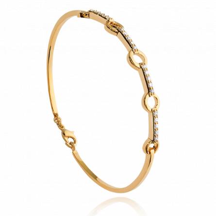 Bracelet femme plaqué or Afeniti