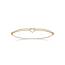 Bracelet femme plaqué or Chanka coeur beige 2