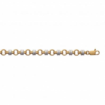 Bracelet femme plaqué or Delma