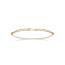 Bracelet femme plaqué or Harribey infini beige 2