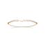 Bracelet femme plaqué or Marievic beige 2