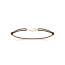 Bracelet femme plaqué or Souliha marron mini