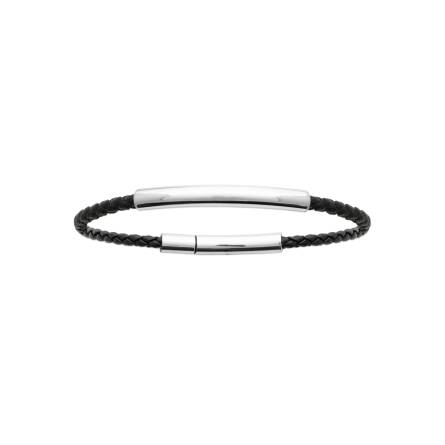 Bracelet homme acier Arezi noir