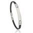 Bracelet homme acier Arty noir mini