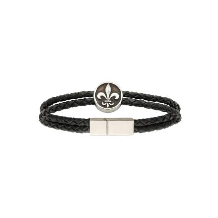 Bracelet homme acier Axcel noir