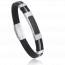 Bracelet homme acier Besyo gris mini