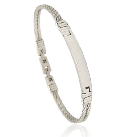 Bracelet homme acier Turoni