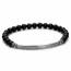 Bracelet homme Élastique Selos noir mini