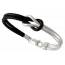 Bracelet homme cuir Adalberto noir mini