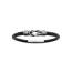 Bracelet homme cuir Dawner noir mini