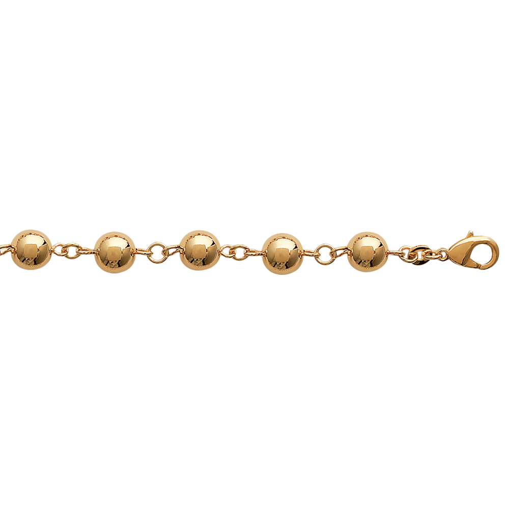 Bracelet boule plaqué or rose pour femme, bracelet boule de conception  italienne pour fille en argent - Etsy France