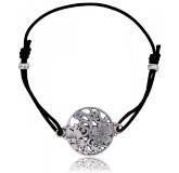 Bracelet Noir JOZ flower