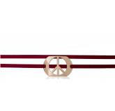 Bracelet peace doré astre