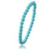 Bracelet perle cyan Zazie