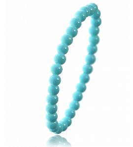 Bracelet perle cyan Zazie