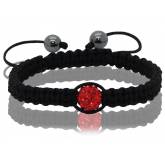 Bracelet Shamballa 1 boule rouge