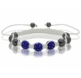 Bracelet Shamballa Enfant Txeru. Couleur bleu