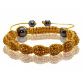 Bracelet Shamballa Jaune Valéra