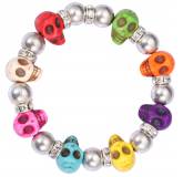 Bracelet skull color