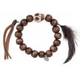 Bracelet tête de mort cheyenne