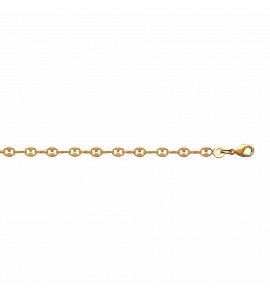 Bracelete banhado a ouro grão de café