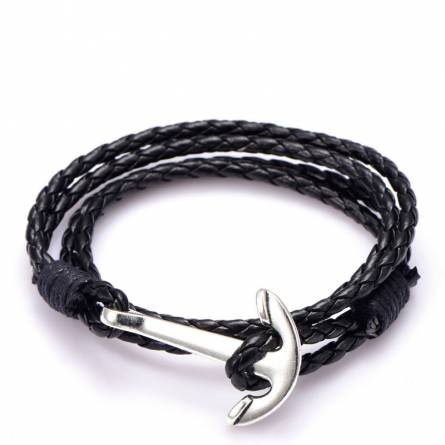 Bracelete masculino aço Ancre Myrto ancre