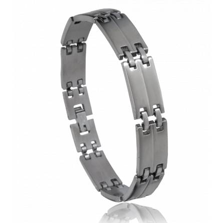 Bracelete masculino aço Distinction