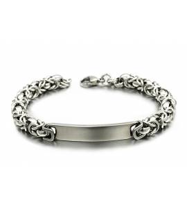 Bracelete masculino aço restrito