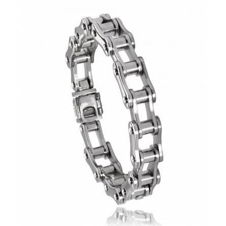 Bracelete masculino aço Varty