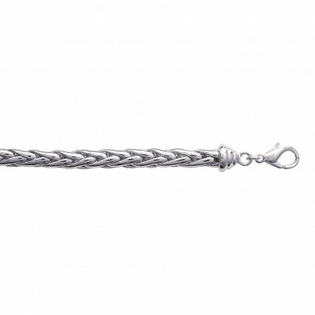 Bracelete masculino prata Palmier palmier