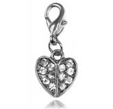 Breloque charm coeur Zenodora