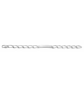 Brilliant Curb Spaced Bracelet