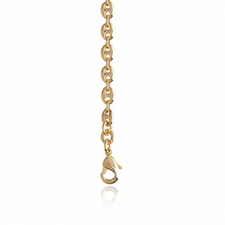 Cadena mujer bañado en oro
