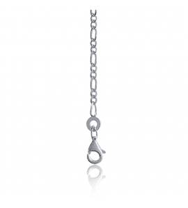 Catena argento figaro