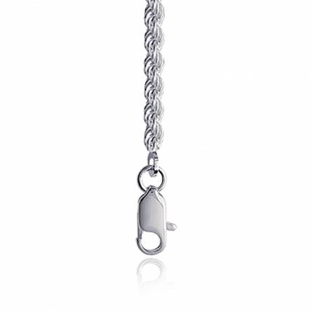 Catena donna argento cordone
