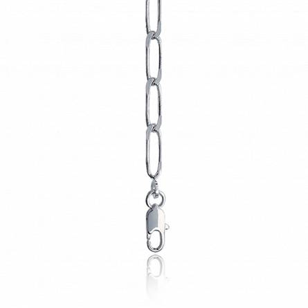 Catena donna argento figaro