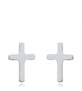 Cercei argint croix