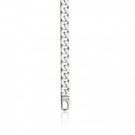 Chaine argent maille gourmette 8mm