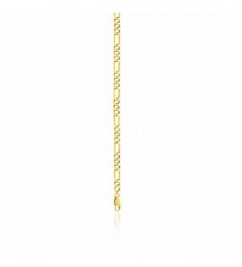 Chaine or 9 carats maille figaro 1-3 4mm