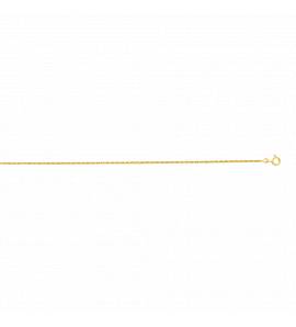 Chaine or jaune maille forcat 1.5mm