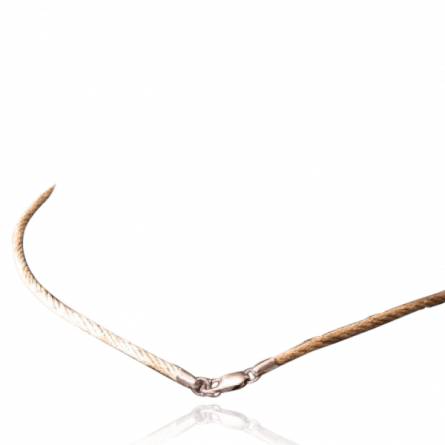 Chanvre lacet necklace