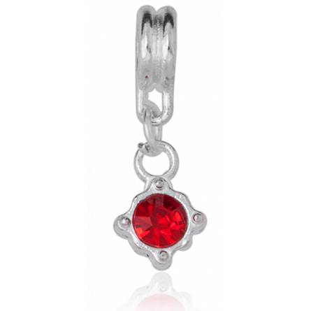 Charms Strass Rouge Xuban