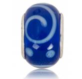 Charms Verre Murano Bleu