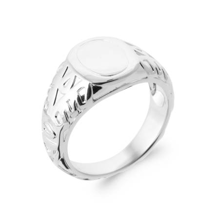 Chevalière femme argent Ebira