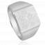 Chevalière homme argent Lizio mini